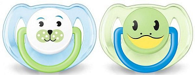 Пустышка ортодонтическая Philips Avent Кролик Трумен и его друзья 6-18 мес 2 шт SCF182/14