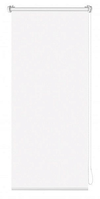 Ролета міні РОЛЛОТЕКС з фіксацією на струні Luminis 96x150 см біло-срібляста