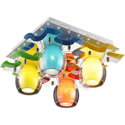 Люстра Altalusse INL-9319C-04 многоцветная