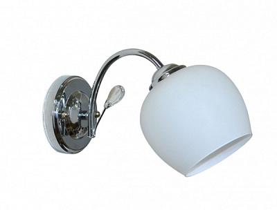 Бра Геотон C683-1А 1x60 Вт E27 белый хром 48813 