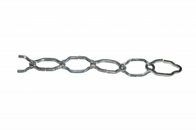 Ланцюг декоративний 2,2 мм 1 м церковний нікель