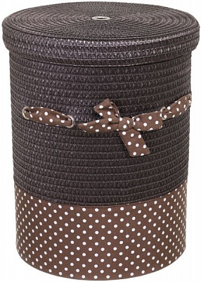 Кошик плетений з текстилем 42x40x53 см DSA16-7CD-1