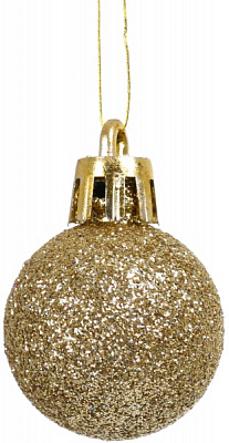 Набор елочных шаров золотой CAN201000 d30 мм 12 шт./уп. 