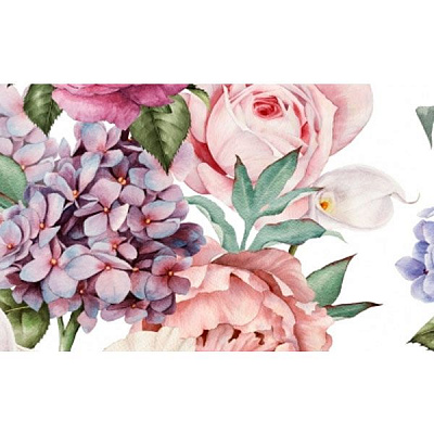 Декор Golden Tile Gortenzia Мікс №2 72Б321 250х400 мм