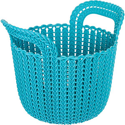 Кошик для зберігання пластиковий Curver 230795 Knit XS круглий 230x190x190 мм