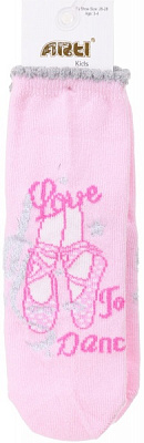 Шкарпетки для дівчаток ARTI 200179 р.3-4 рожевий