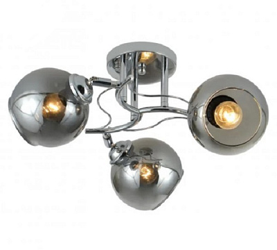 Люстра Miorro Gusto металл/стекло 3x40 Вт E27 хром 51-311-019