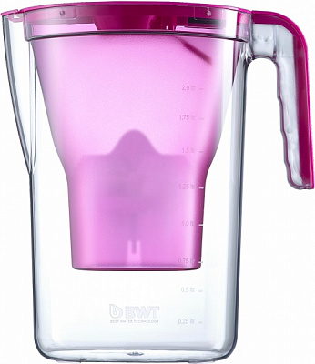 Фильтр-кувшин BWT Vida electronic розовый 