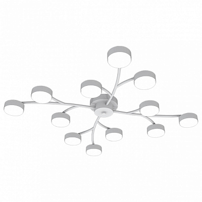 Люстра потолочная Hopfen STARK SKOG-GX-12 WH 12xGX53 белый