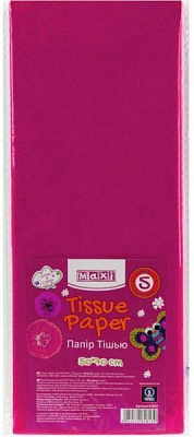Папір крафт 50x70 см рожевий Maxi