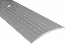 Порожек алюминиевый лестничный анодированный Olvis с отверстиями 60x1000 мм серебро 