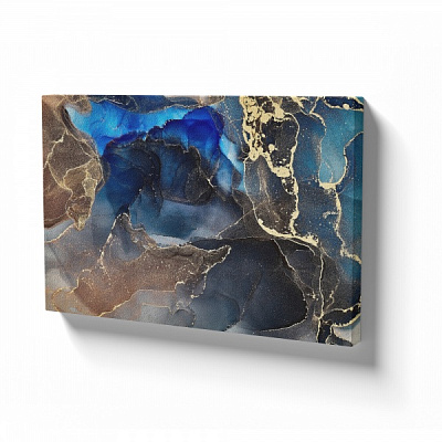 Картина на холсте Голубые флюиды 110x80 см WS Holst 14082213,6 