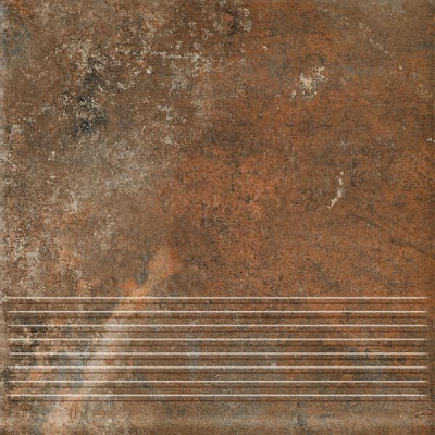 Клинкерная плитка ARTEON BROWN STOPNICA PROSTA 30х30 (1,17) Ceramika Paradyz