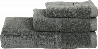 Полотенце махровое VELOUR CELLS 70x140 см зеленый La Nuit