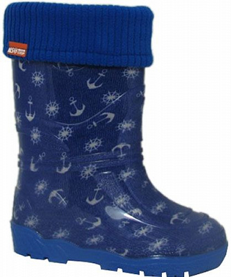 Сапоги резиновые Alisa Line Якоря р.26 синий 