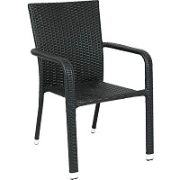 Крісло зі штучного ротанга INDIGO HYC-1702 BLACK