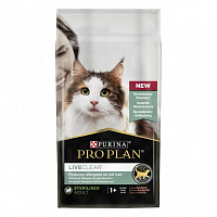 Корм для стерилизованных котов ProPlan LiveClear лосось 1,5 кг