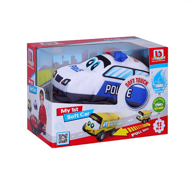 Игрушка Bb Junior Моя первая мягкая машинка Полицейская 16-89053