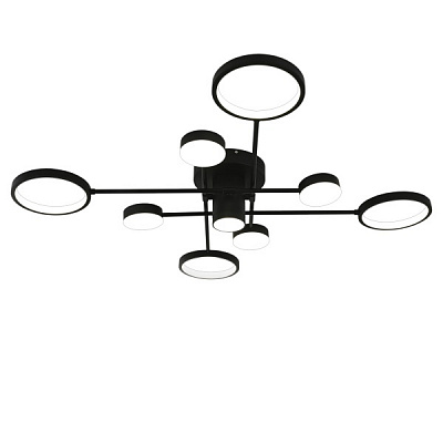 Люстра светодиодная Victoria Lighting Fabia/PL5+4 65 Вт черный 