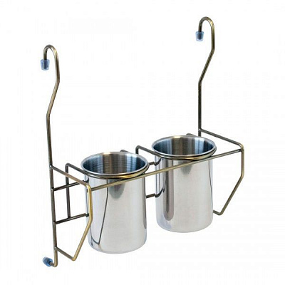 Подвійна чаша Lemax MX-425 BA для столових приборів 215х105х270 мм антична бронза