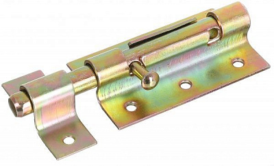 Шпингалет накладной 5-100 Bruno никель/бихромат