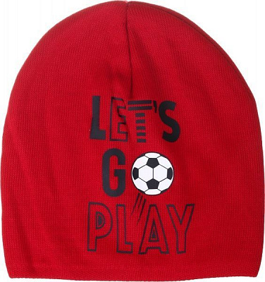 Шапочка дитяча для хлопчика Kraft+ арт. 2340 р.50 червоний