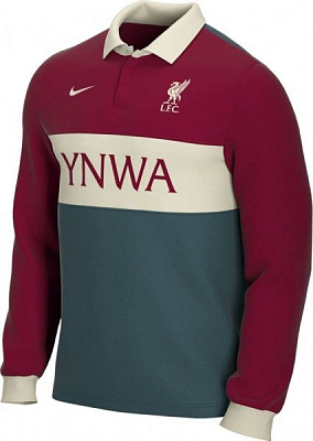 Футболка Nike LFC M NK SB DF TOP POLO DC9954-677 р. XL бордовий