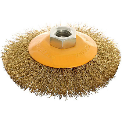 Щітка конусна із рифленого дроту 115мм Compass