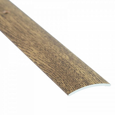 Порожек 30 мм х 2,7 м Braz Line гладкий с отверстиями 2700 мм дуб престиж 