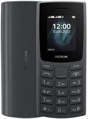 Мобильный телефон Nokia 105 SS 2023 charcoal
