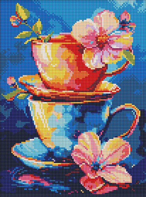 Алмазная мозаика Тайна чаепития ©art_selena_ua Ideyka