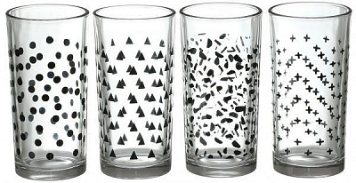 Набір склянок 225 мл 4 шт. Excellent Houseware