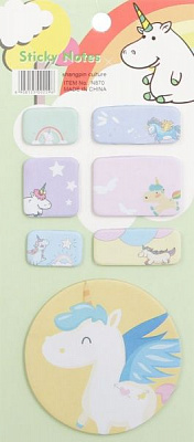 Блок бумаги Единорог зеленый 30 шт.