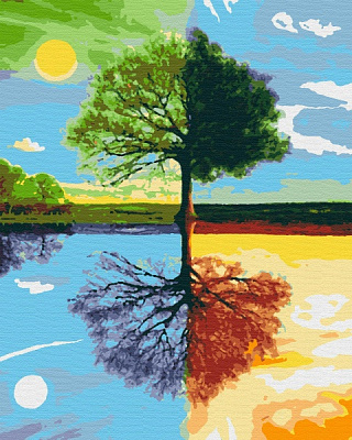 Картина за номерами 4 сезони 40x50 см Riviera Blanca