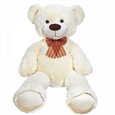 Мягкая игрушка DGT-PLUSH Мишка Женька 90 см бело-желтый MZHN3