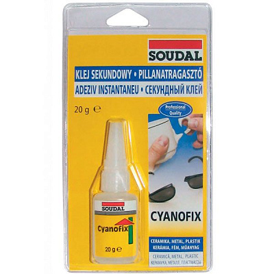 Клей SOUDAL CYANOFIX 84А 20 гр