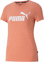 Футболка Puma ESS Logo Heather Tee 58687624 S оранжевый