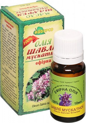 Эфирное масло Адверсо Шавлії мускатної 10 мл 