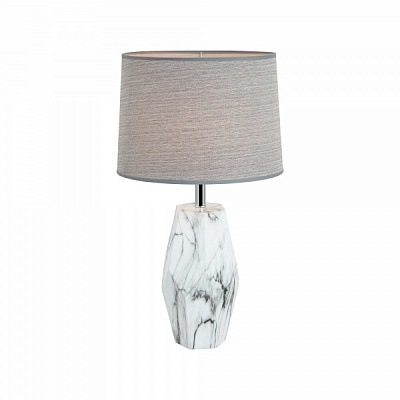 Настольная лампа Vio Concept by LUCEA Esina mid 1x40 Вт E27 белый/хром 80368-02-TB1-SW 