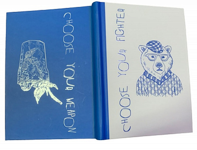 Блокнот для записей Two in One blue A6 4PROFI