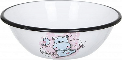 Миска эмалированная Няшки 0,6 л Idilia