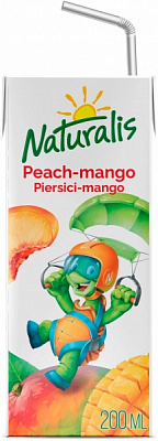 Сок Naturalis персик-манго 0,2л 