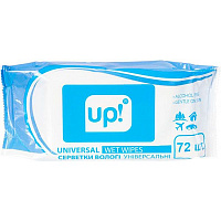 Влажные салфетки универсальные UP! (Underprice) 72 шт.