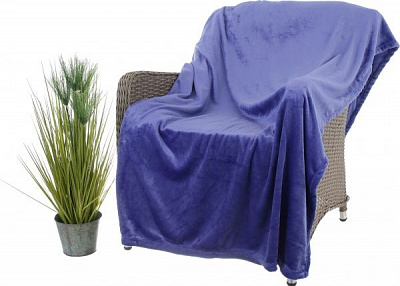 Плед Royal blue 160x200 см синій La Nuit