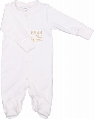 Комбинезон унисекс Bambinelli Dream Big Кмб304-2 р.62 молочный 