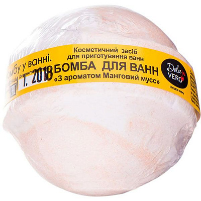 Чарівна бомбочка для ванни Dolce Vero З ароматом Манговий мус