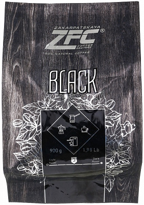 Кофе в зернах ZFC Zakarpatskaya Black 900 г