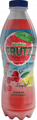 Безалкогольный напиток Sandora Frutz Лимон-Журавл-Грей 1 л (4823063114196) 