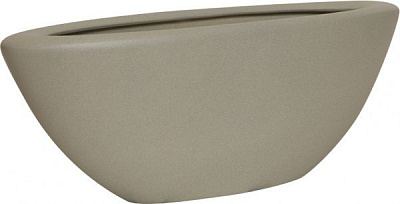 Горщик керамічний Оріана-Запоріжкераміка Ладья крошка овальний 9 л бежевий