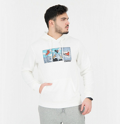 Джемпер Converse 10023948-102 р. XL белый